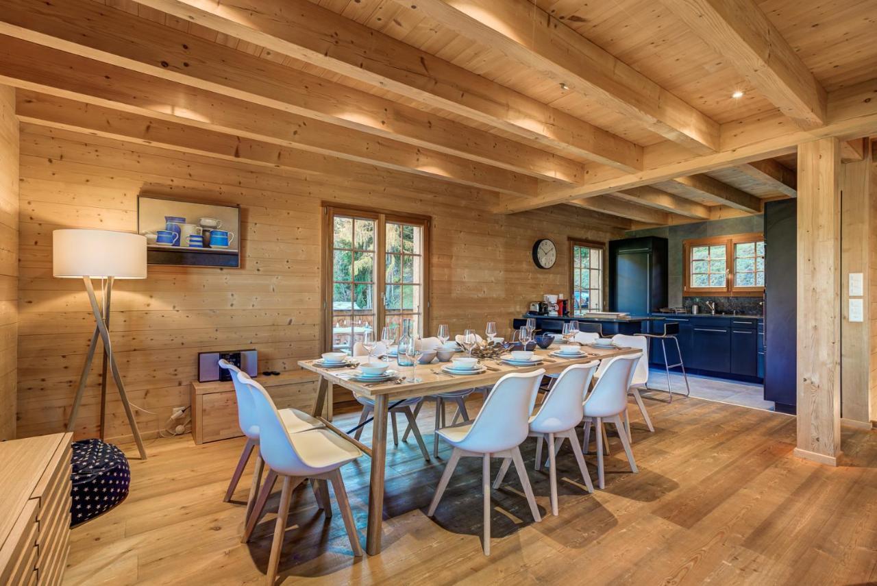 Chalet Le Chapeau La Tzoumaz Kültér fotó