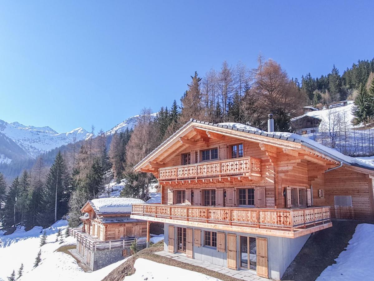 Chalet Le Chapeau La Tzoumaz Kültér fotó